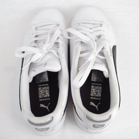 Puma Women's Size 9 Jada Renew Sneaker Lace Up White Black - Picture 4 of 6